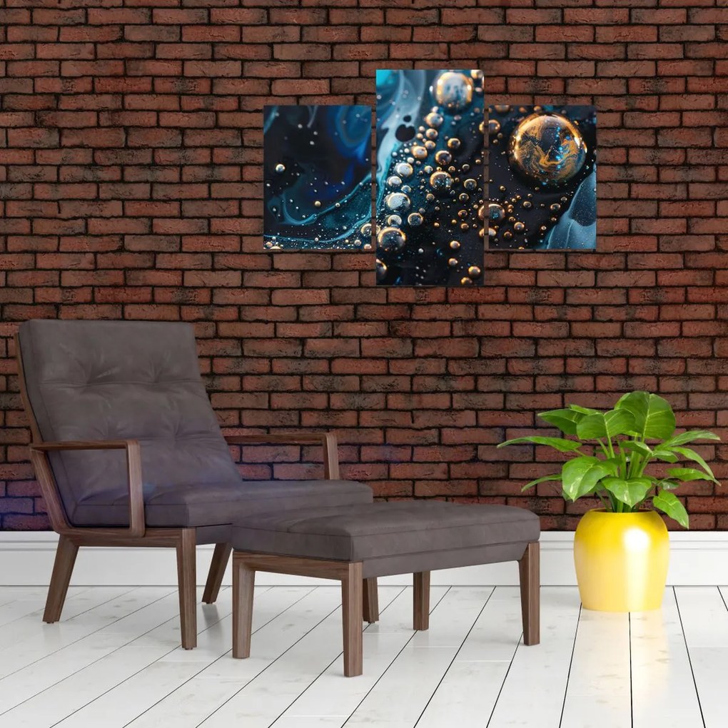 Tablou - Picături de cerneală (90x60 cm)