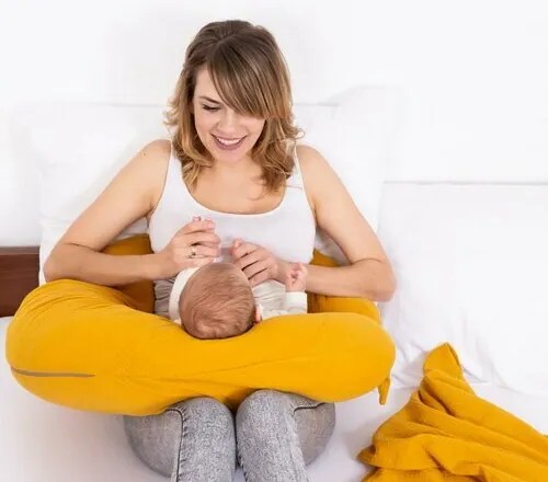 Babymatex Wrap galben , 80 x 120 cm