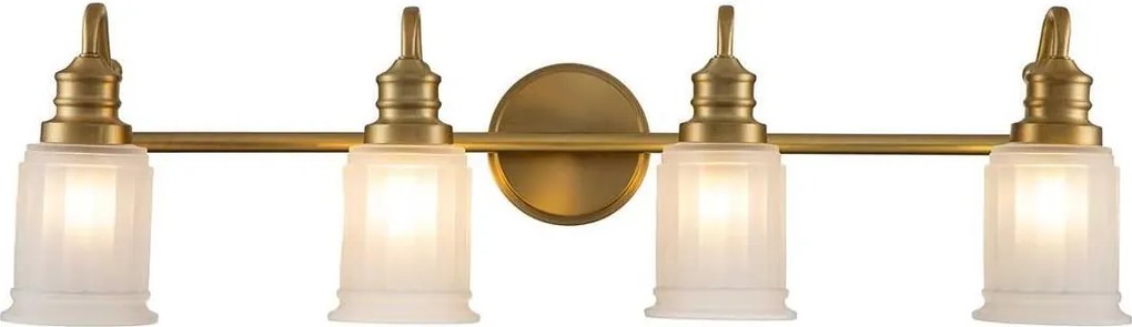 Quoizel QZ-SWELL4-BB-BATH-LED Aplică de perete pentru baie SWELL 4xG9/3W/230V IP44 aurie