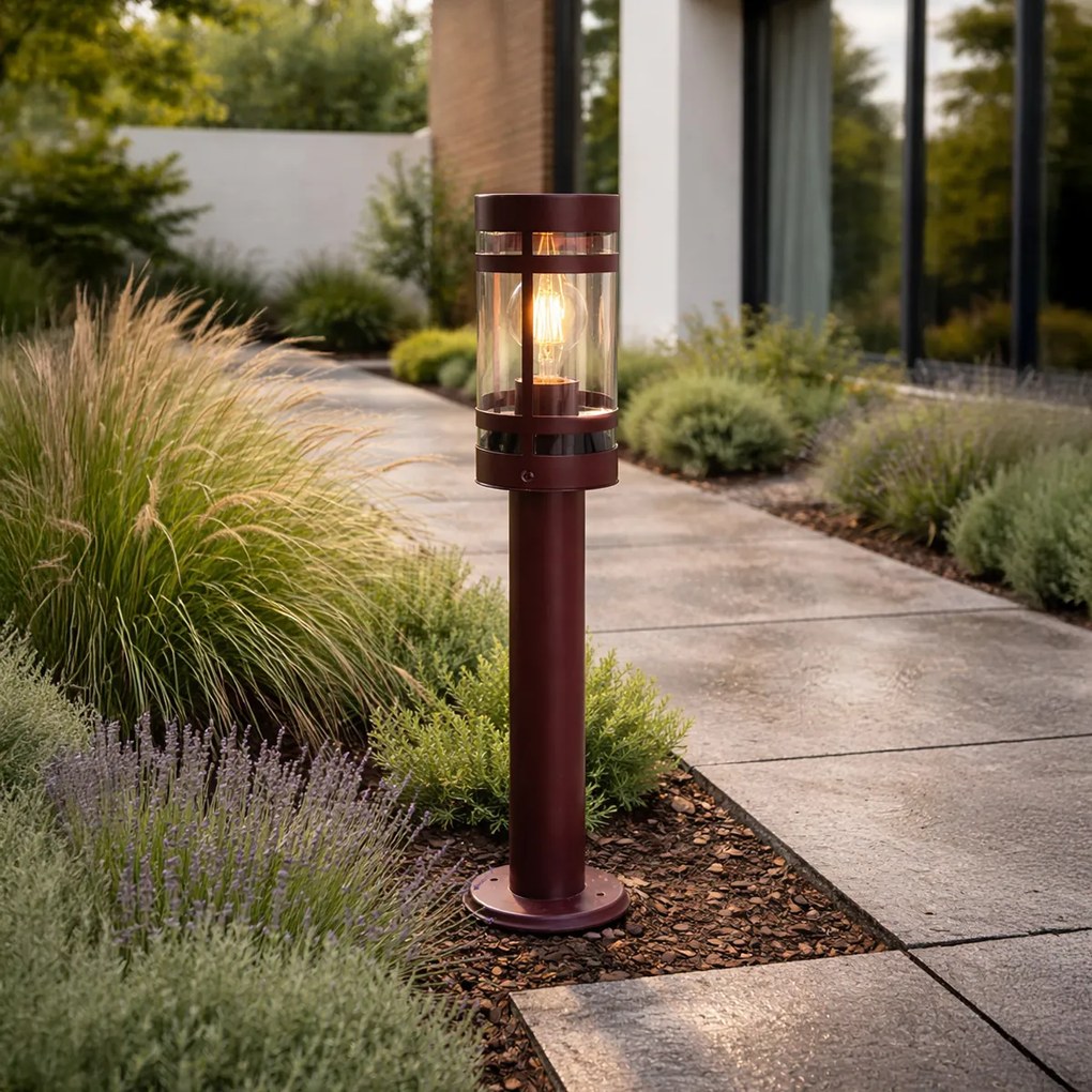 Lampă modernă de exterior roșu închis 50cm IP44 - Gleam