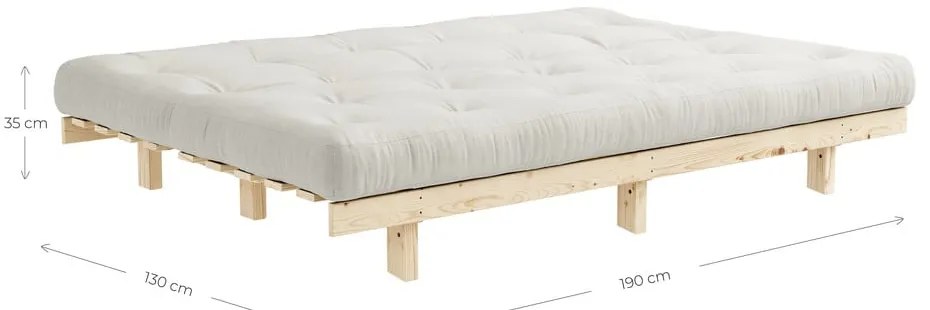 Canapea variabilă Karup Design Lean Raw Wheat Beige