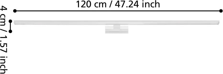 Aplică de perete argintie LED PANDELLA 1 – EGLO