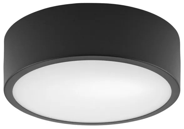 Plafonieră DANTE 1xE27/60W/230V d. 26 cm neagră