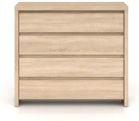 Comodă Kaspian KOM4S (Stejar sonoma). Promo -36%. 798006