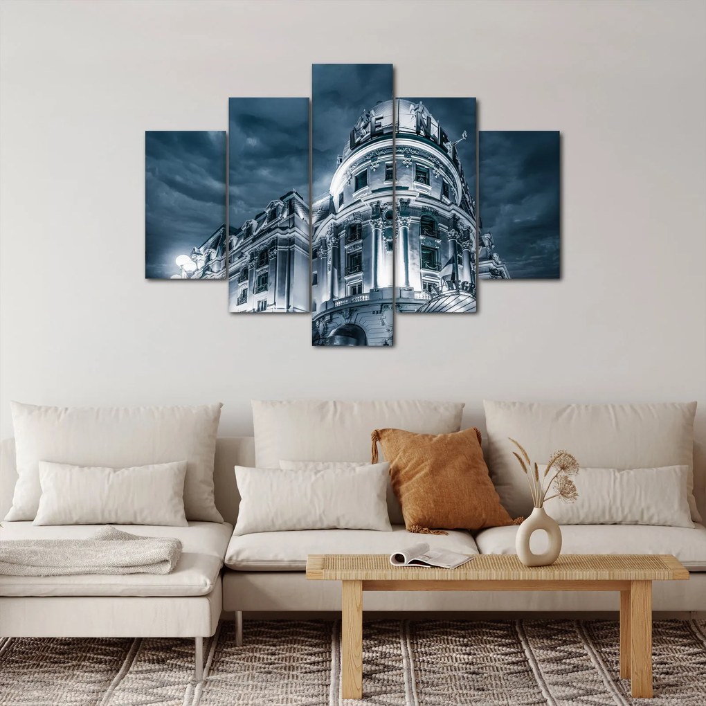 Tablou cu arhitectură în întuneric (150x105 cm)