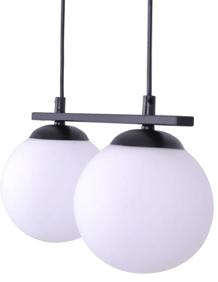 Pendul, Lustra Suspendata Moderna, Negru, 2xE14, GLOBE