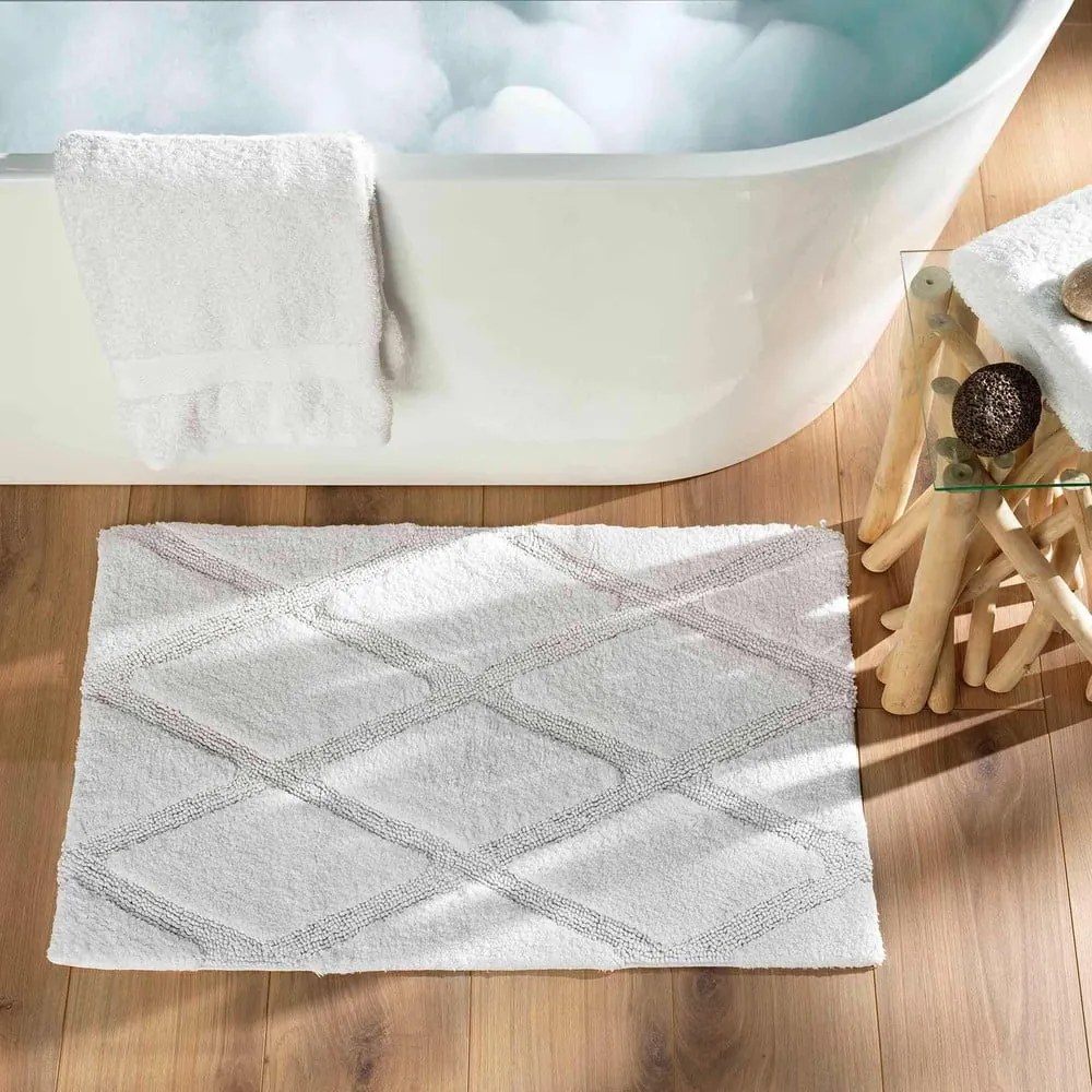 Covoraș de baie alb 50x80 cm Thais – douceur d'intérieur