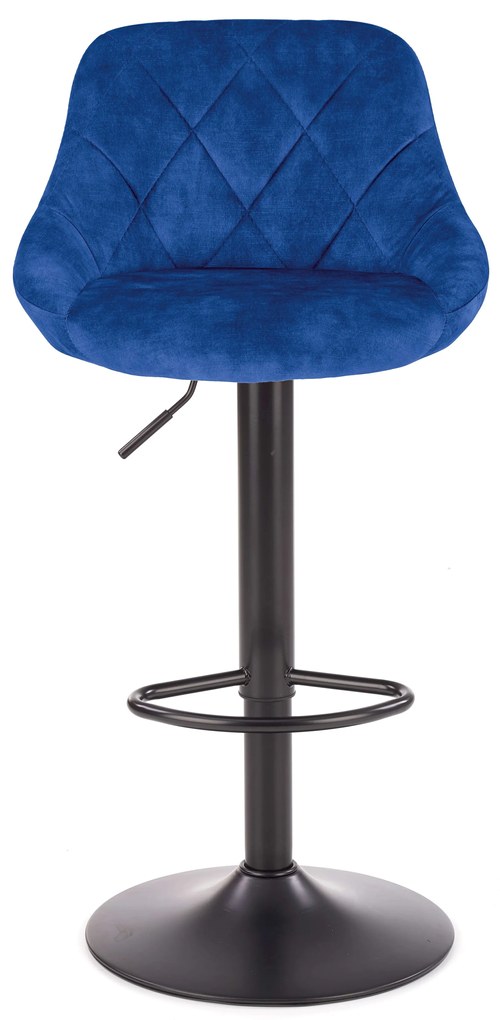 Scaun tip bar Henrietta (albastru închis + negru). 1039560