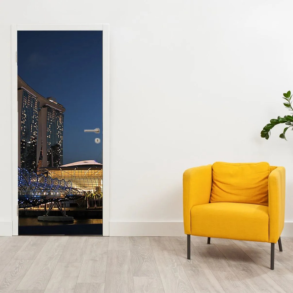 Fototapet pentru ușă - Metropolă (95x205cm)