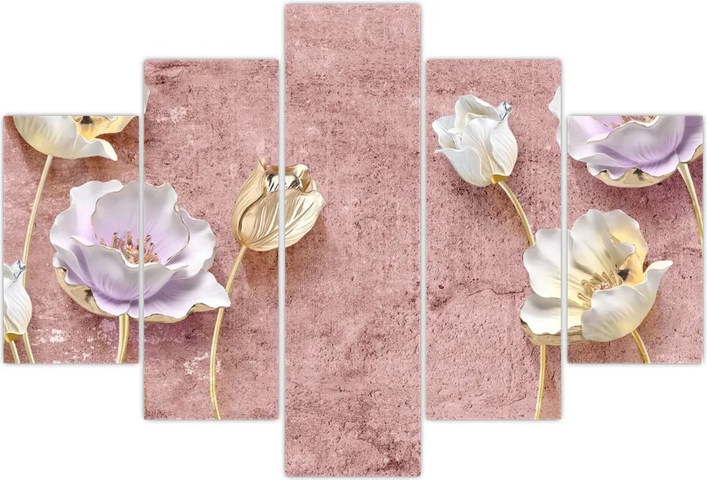 Tablou cu flori (150x105 cm)