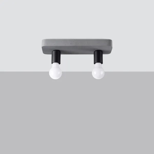 Spot Sollux SL.1157 TAVO 2xE27/15W/230V beton