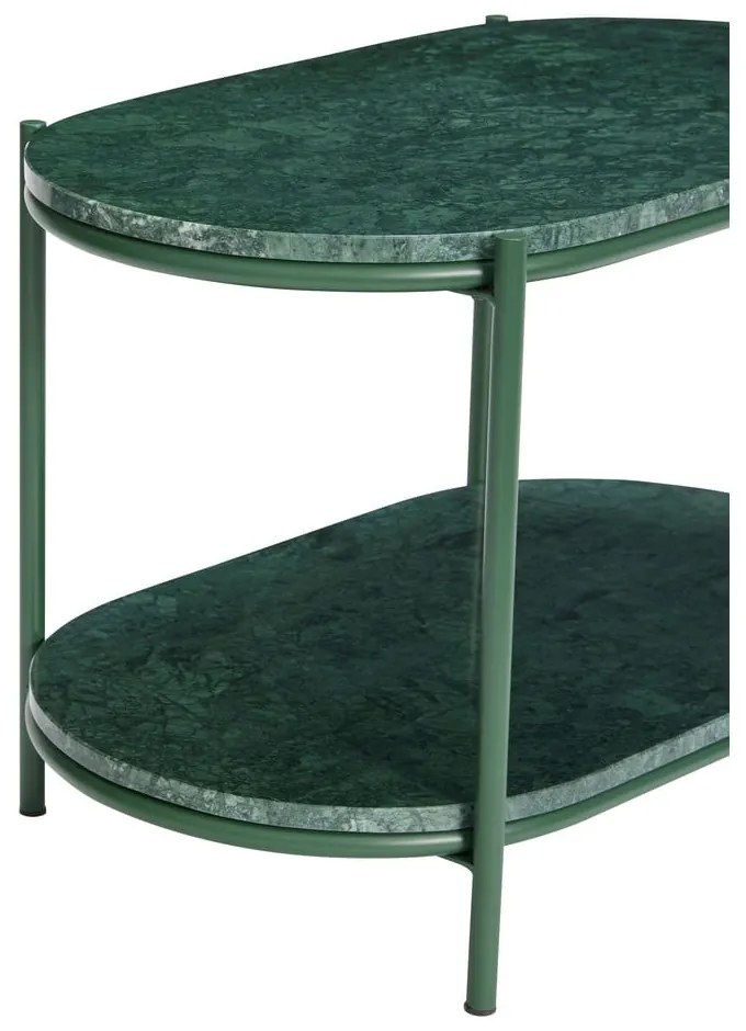 Măsuță de cafea verde-închis din marmură 34x58 cm Nusa – Hübsch