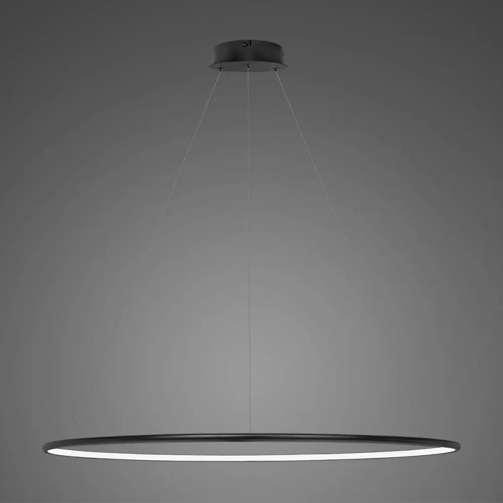 Altavola Design Ledowe Okręgi lampă suspendată 1x45 W negru LA073/P_120_in_4k_black_dimm