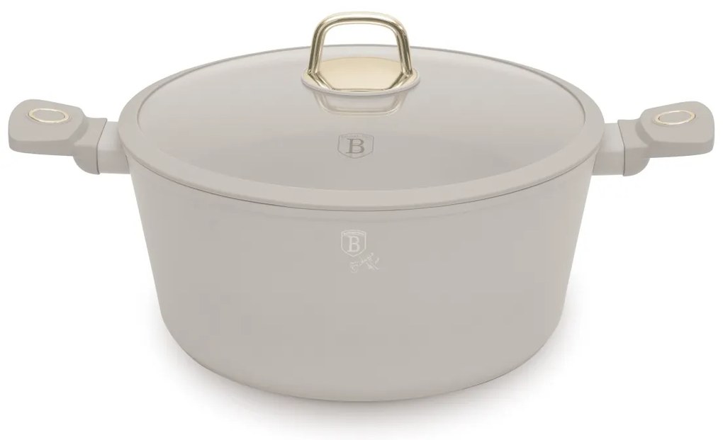BerlingerHaus Cratiță cu suprafață din titan șicapac Sahara 30 cm, 4HOME