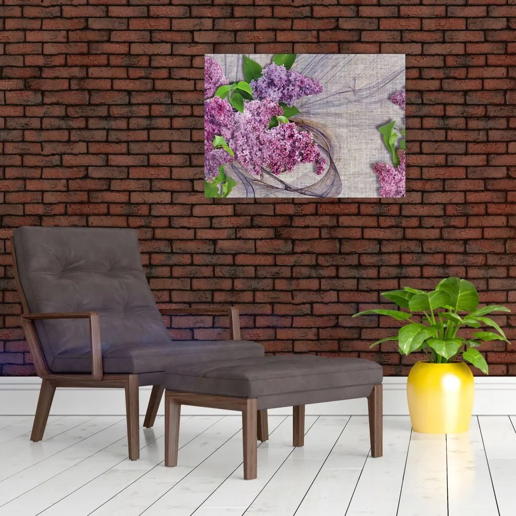 Tablou - Flori de liliac (70x50 cm)