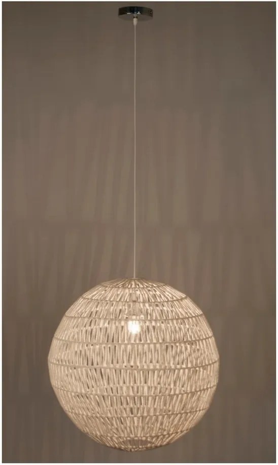Lustră Zuiver Cable, Ø 60 cm, alb