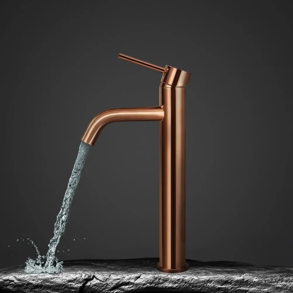 Baterie pentru lavoar Rea Lungo Copper High