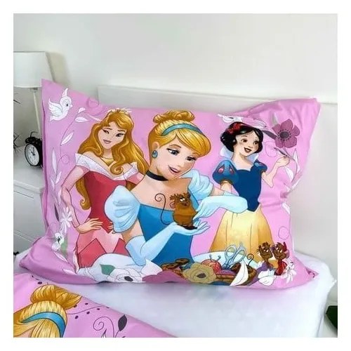 Lenjerie de pat pentru copii din bumbac pentru pat de o persoană 140x200 cm Princess – Jerry Fabrics