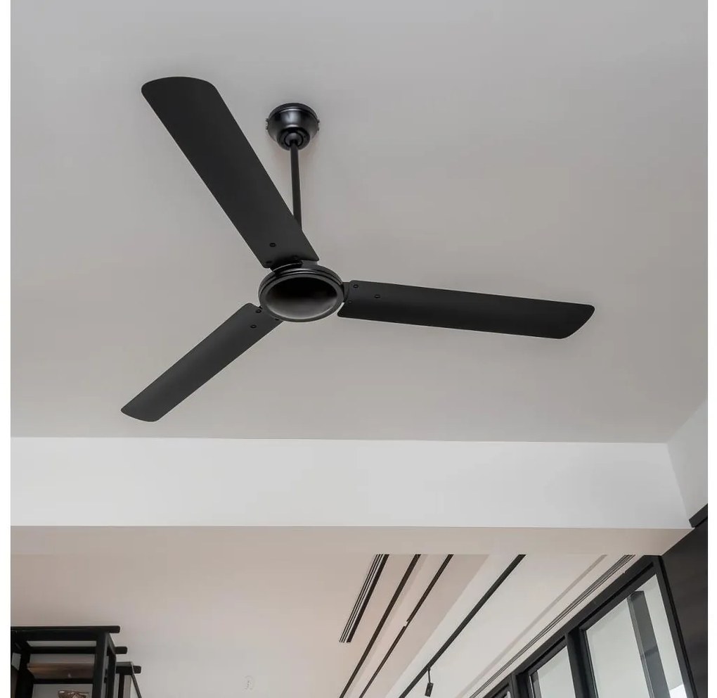 ZEVENTI - Ventilator de tavan TOFINO negru