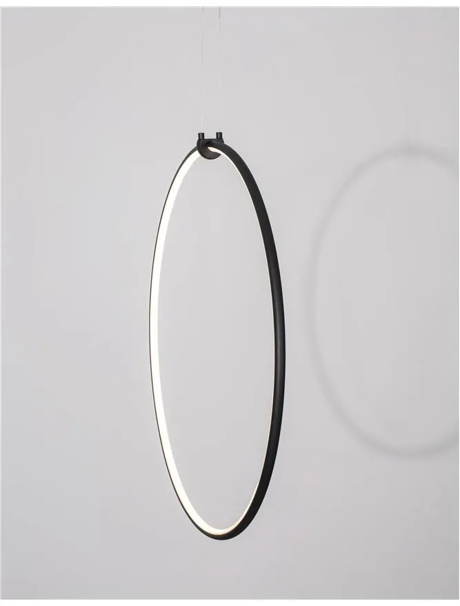 Lustra LED dimabila design modern decorativ Ring 68cm