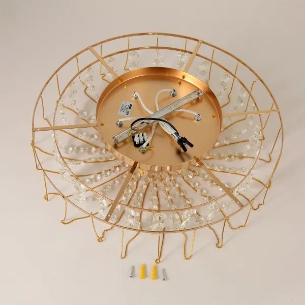 Brilagi - Lustră aplicată VASTERAS, 6 x E14, max. 40W, 230V, Ø 60 cm