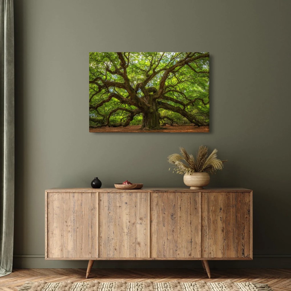 Tablou - Copac verde (90x60 cm)