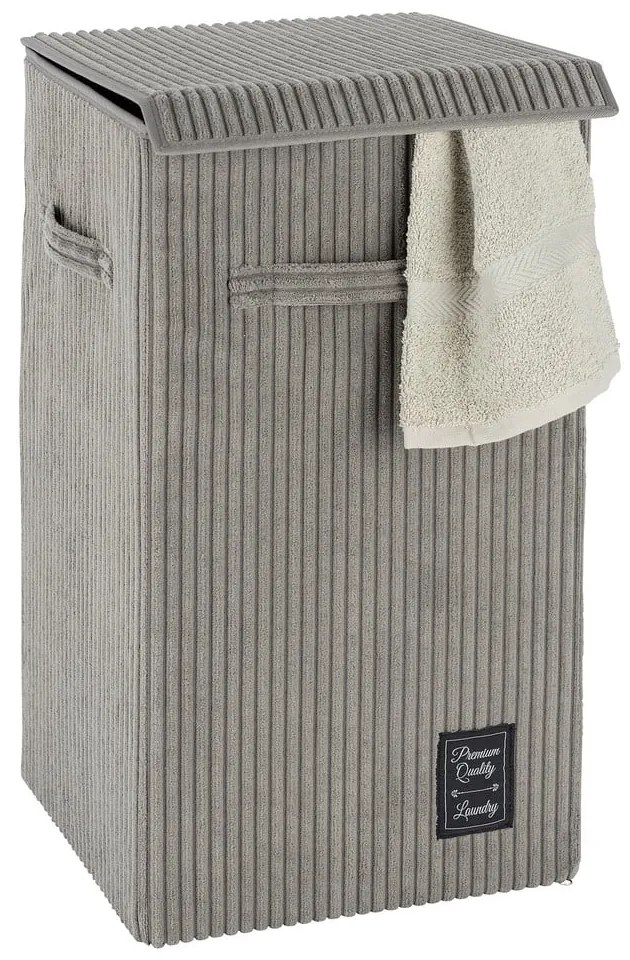 Coș pentru rufe Wenko Cora, gri, 63 l