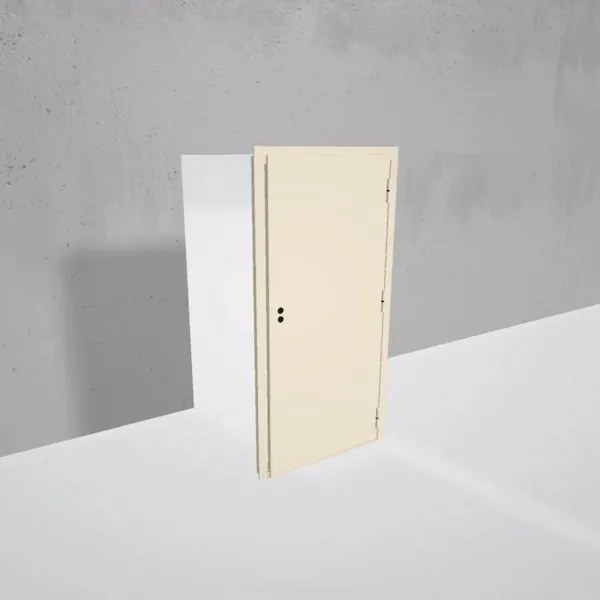 Usa metalica blat 40 mm din otel multifunctionala pentru boxa   magazie - RAL 7016 Gri Antracit - Deschidere Reversibila 800, 2050