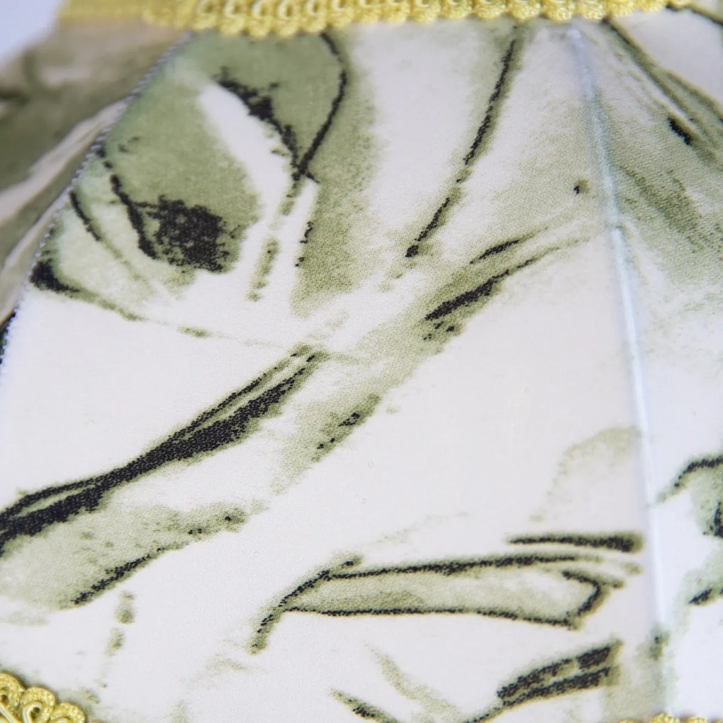 Lampă suspendată neagră cu abajur cu frunze și interior alb 31,5 cu 3 lumini - Cava