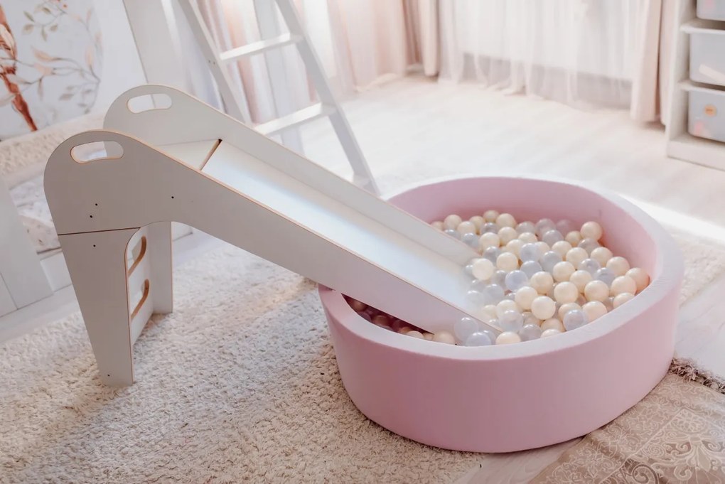 Piscina cu bile si tobogan French Rose