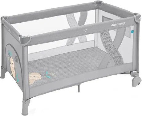 Patut pliabil Baby Design Simple 07 Light Grey 2019