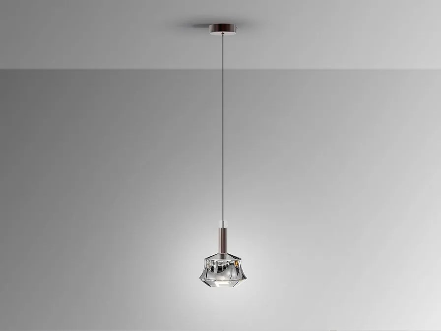 Pendul LED modern design decorativ Scarlet 1L silver