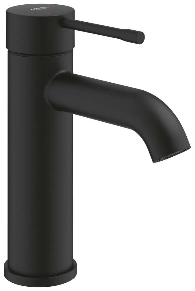 Baterie lavoar monocomanda negru mat Grohe Essence S fara ventil