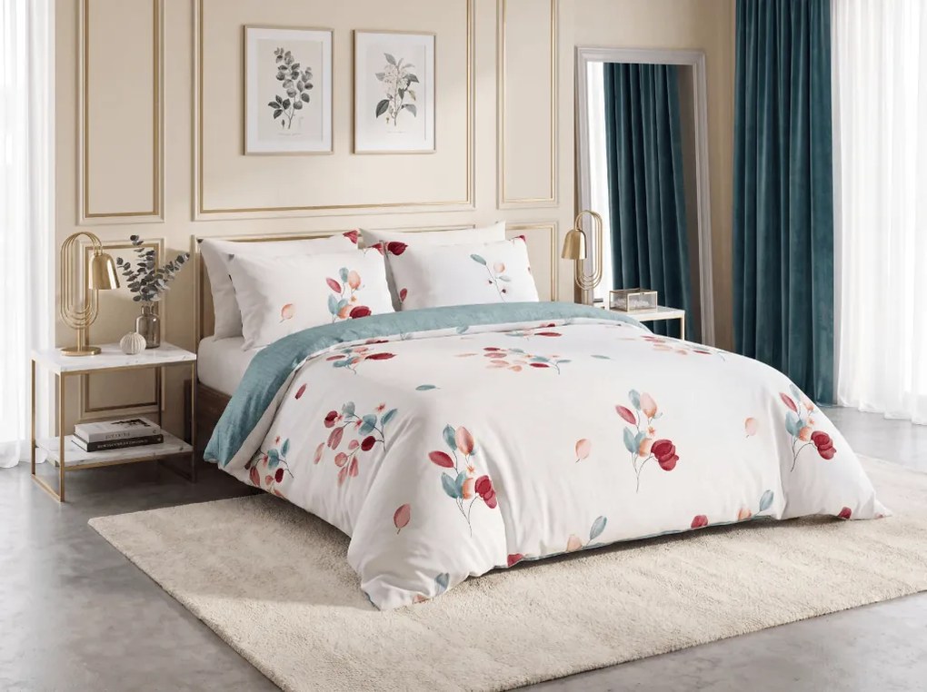 Lenjerie de pat din microfibra flanelata RUBY GARDEN colorata Dimensiune lenjerie de pat: 70 x 90 cm | 140 x 200 cm