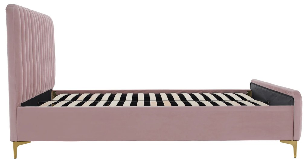 Pat, roz/gold crom auriu, 180x200, KAISA