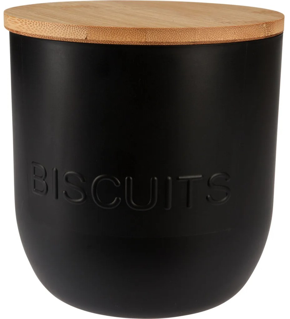 Recipient de depozitare bucatarie, capac din bambus, 1700 ml