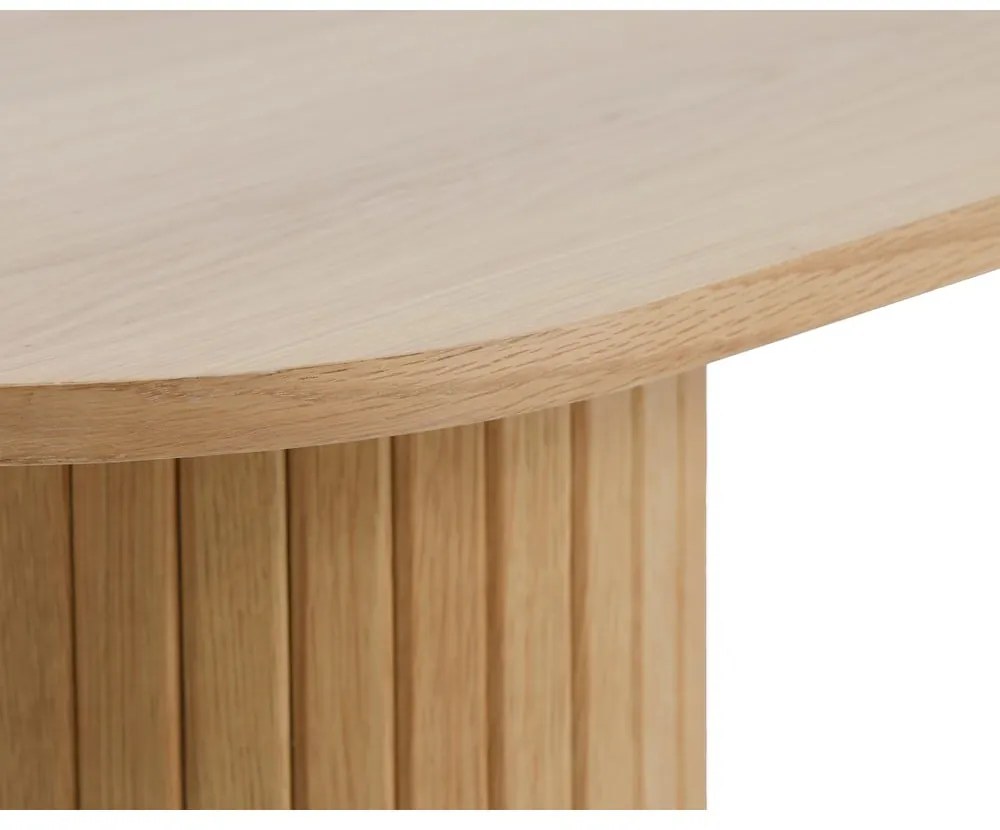 Masă consolă în culoare naturală 40x130 cm Nola – Unique Furniture