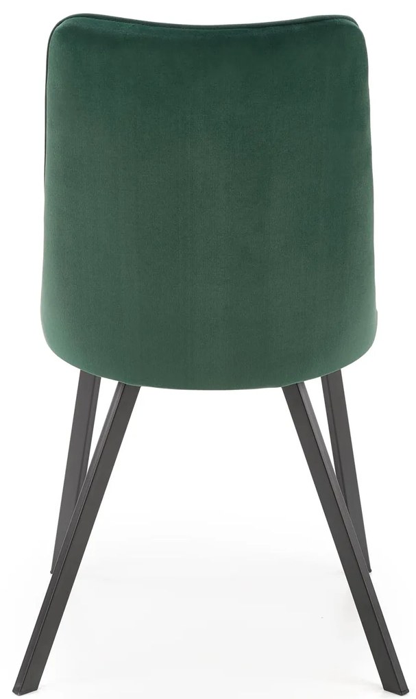 Scaun de sufragerie Krazlard (verde închis). 1039683
