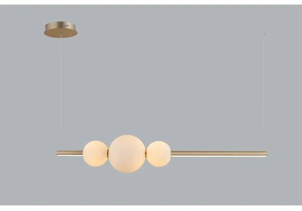 Lustră LED pe cablu dimabilă SANDRA LED/48W/230V aurie Azzardo AZ4427