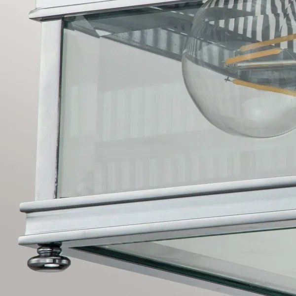 Elstead HOLBORN-F-PC - Aplica de exterior HOLBORN, 2x E27/60W/230V, IP44, crom lucios