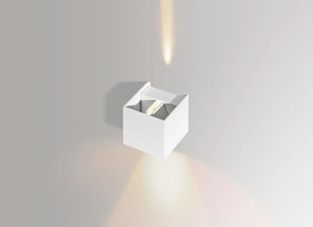 Aplica de perete LED exterior ambientala IP54 GAMBINO 4000K gri inchis