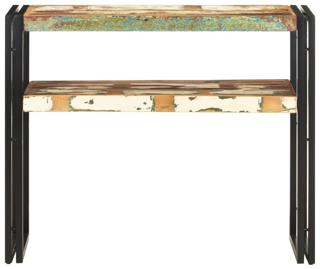 321098 vidaXL Masă consolă, 90x30x75 cm, lemn masiv reciclat
