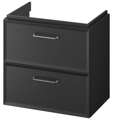 Cersanit S590-100 - Corp suspendat sub lavoar MILLE SLIM 60x38 cm, negru