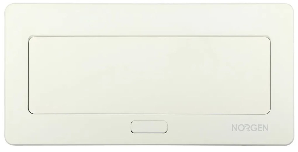 Priza incastrabila dreptunghiulara, neechipata, 6 module, cablu 1.5m, alba, Orno Norger
