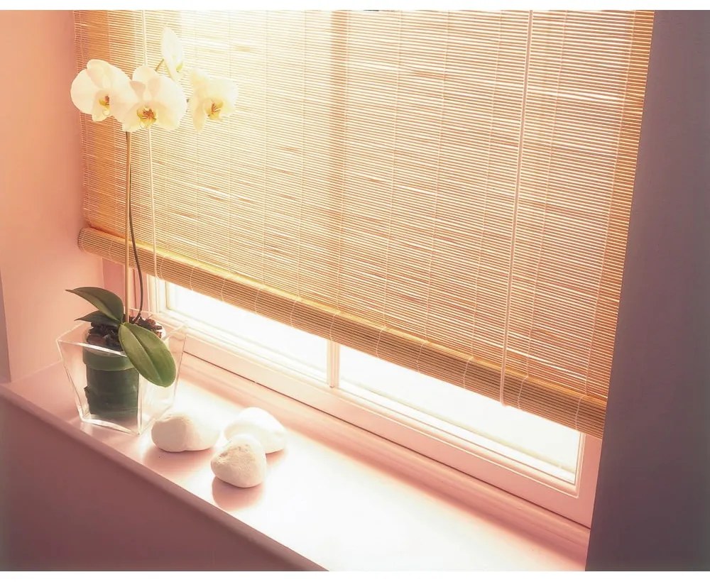 Jaluzea în culoare naturală din bambus 80x160 cm – Gardinia