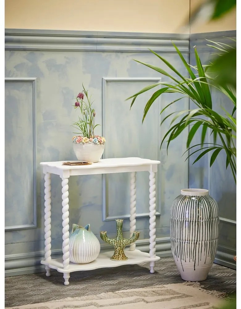 Masă consolă albă 30x60 cm Bia – Bloomingville