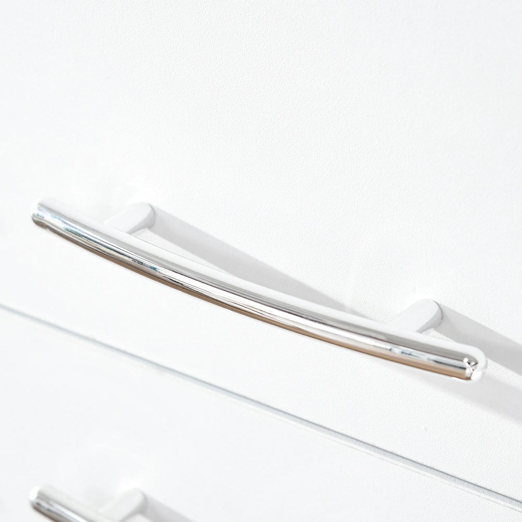 HOMCOM Dulap Compact cu Rafturi Ajustabile, 2 Compartimente, Design Modern, 59x31x155 cm, Alb | Aosom Romania