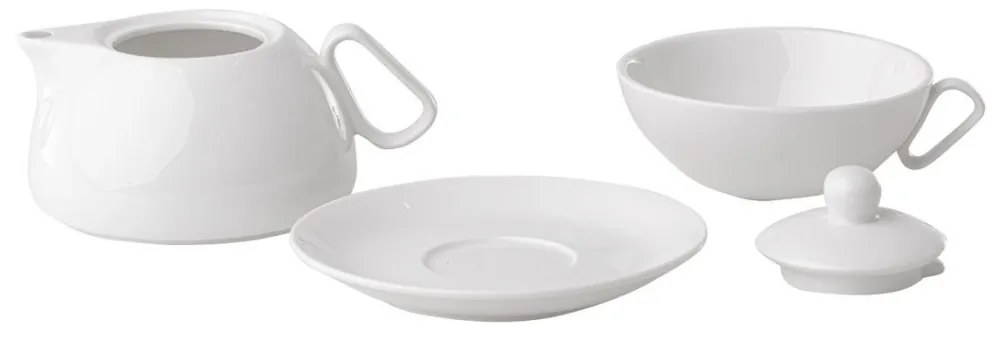 Set ceainic, ceasca si farfurie, 3 piese, Salsa