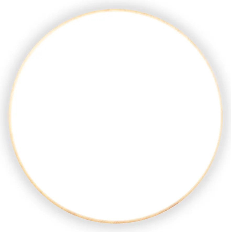 Plafonieră LED Woody Erste 68W, Diametru 590mm, Design Lemn Modern, 3CCT 3000K-6000K, Lampă Tavan Ideală pentru Living, Birou sau Dining Premium