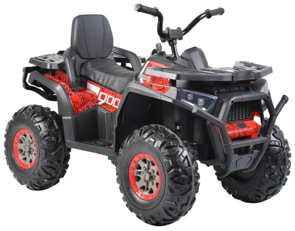 ATV Electric cu acumulator pentru copii NOVOKIDS™ Desert Rider , Cu faruri luminoase, Roti din Cauciuc EVA, 3-12 ani , max 50 kg , 2 Baterii de 12V,